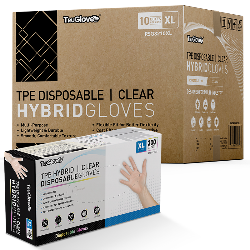 TPE Food-Service Gloves Clear